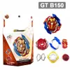 Beyblades Burst Metal GT Series B150 med tvåvägs Ruler Launcher Alloy Battle Game Toys for Children