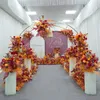 7pcs Wedding Flowers Balloons Metal Arch Decoration Cylinder Pedestal Pillar Stand Paper Plinths Iron Frame For Grand Event Stage Birthday Party Outdoor Backdrops