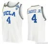 NCAA UCLA Bruins College Basketball Jersey 3 Johnny Juzang Jaime Jaquez Jr. 10 Tyger Campbell 13 Jake Kyman Russell 0 Westbrook Lonzo 2 Ball 42 Love 14 Lavine 21 Holiday