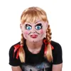 Scary Evil Circus Clown Horror Demon Joker Film Latex HeadGear Annabel 3 Masks Ghost Baby Home Halloween Party