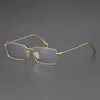 Evove Gold Brillen Frames Mannen Titanium Bril Optische Recept Bril Myopia Eyewear Full Rim TGM8