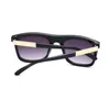 الرجال الذهب معدن النظارات الشمسية أزياء إطار مربع النظارات Uv400 واقية الصيف شفافة عدسة نظارات 4 ألوان ppfashionshop