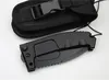 1Pcs Top quality ER Survival Tactical folding knife N690 Drop Point Black Blade 6061-T6 Handle Knives With Nylon Bag