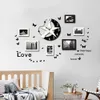 Zegar ścienny Creativity Star Clock salon duży cichy drewniany nowoczesny design reloJ parod Grande Decor LL50WC