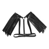 Women's Harness Erotic Lingerie Sex Cosplay Costume PU Leather Adjustable Body Chest Bondage Belt With Shoulder Tassel Bras S292n