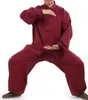 9Color springautumnwinter tai chi kostym meditation låg utöva uniforms kampsport kläder vinge chun röd / grön / brun