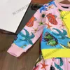 2022 Spring Marka Design Dzieci Dress Sets Girls Hooded Sweter-Koszula Kurtka Długoszechowa Spodnie Kurtki + Spódnice Dostosuj dresy dla dzieci
