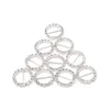 100pcslot 20mm rond strass cristal broches broches 14mm barre invitation ruban chaise couvre curseur ceintures arcs boucles L30991087183