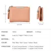 Kobiety Krótki RFID Zipper Mały Slim Mini Magic Fashion PU Leather Bank Holder Portfele