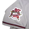 Custom sewing Ryan Klesko Atlanta 1995 World Series Grey Road Jersey Men Women Youth Baseball Jersey XS-6XL