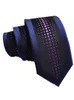 Super kwaliteit stropdas volwassen nieuwe stijl stropdas 6cm bloem dot gestreepte mode nightwear jacquard patroon skinny accessoire persoonlijkheid 2pcs / lot