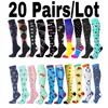 Men's Socks Dropship Compression Stockings Men Women Anti-slip Athletic Legging Nursing For Edema Diabetes Varicose Veins 232S