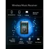 MPOW BH408 무선 음악 수신기 블루투스 5.0 오디오 수신기 디스플레이 화면 자동차 홈 스테레오에 대한 3D 서라운드 사운드