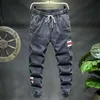 Plus Größe 7XL 8XL 9XL 10XL Herren Jeans Mode Lässig Jogger Harem Denim Hosen 3 Farben Hip Hop Splice Schlanke Männliche Hosen 210622