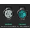 Honhx mannen vrouwen digitale sport horloge 30 m waterdicht horloge, sport polshorloge voor mannen vrouwen kinderen, digitaal horloge met alarmdatum G1022