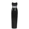 Bodycon Sexy Women Dress Sleeveless Long Party Clubwear Sequin Vetidos Fashion Elegant Club Ladies Clothing 210515