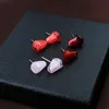 stud Timeonly Resin Resin Simulation Pomegranate Peesring arring for Women Pink Red Food Fruit Fruit Small Smooth Jewelry