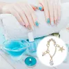 3pcs Metal Nail Studs Shiny Manicures Ornaments Fingernail Pendant Adornments Gel19232764