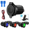 120W colore nero 12V moto auto barca trattore accessorio impermeabile presa accendisigari presa di corrente con cavo fusibile