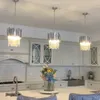 Luxe goud kristal kleine ronde kroonluchters voor eetkamer slaapkamer kroonluchter verlichting keuken eiland LED-lichte armaturen