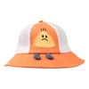 Cartoon Sun Hat Adjustable Summer Kids Cap For Boys Travel Beach Swim Accessories Children Hats