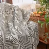 Gebreide wollen deken zomer dunne dutje sofa quilt voor single