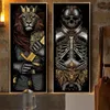 Современные абстрактные четыре темных рыцаря, художественные постеры и принты, холст, картины с воинами, настенные художественные картины для гостиной, Cuadros Home De1772598