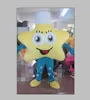 Happly Yellow star Props Mascot Costume Halloween Christmas Fancy Party Cartoon Character Outfit Suit Adult Women Men Dress Carnival Unisex Adults