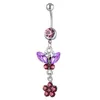 butterfly belly ring