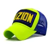 Partihandel Vuxen Sommar Sun Mössor Män Kyla Hiphop Punk Rock Truck Cap Women Fashion Mesh Baseball Caps 11 Färger Q0911