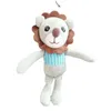20cm schattige leeuw pluche speelgoed cartoon pop schooltas hanger sleutelhanger kinderen knuffels speelgoed hangers groothandel