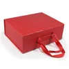 NEWColorful Large Foldable Hard Gift Box With Magnetic Closure Lid Favor Boxes Children's Shoes Storage Box 30x23.5x11cm RRD11348