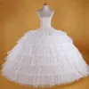 Dames Wit Petticoats Super Puffy Ball Toga Slip Underskirt Wedding Formele Jurk Trekkoord 7 Hoepels Lange Crinoline Custom Made (Taille Maat: 23-40 inch Lengte: 46 inch)