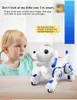 Robot elettroniciNuovo telecomando Smart Robot Dog Programmabile 2.4G Wireless Kids Toy Intelligent Talking Robot Dog Electronic