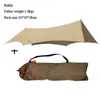 Without Poles!Vialido Large Space Outdoor Camping Shade Anti-ultraviolet Sunscreen Heat Insulation Camping Shelter Tent Canopy Y0706