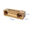 Mobiele telefoon Mounts Universal Speaker Natural Bamboo Wood Dock Holder voor Desktop Decoratie Mode Luie Phones Geluid Luide Speakers Stand