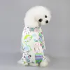 Cão Vestuário Primavera Verão Serviço Home Serviço Quatro pés Roupas de Pet Frutas Parten Pijamas Ar Condicionado