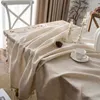 Tovaglia Tapete in cotone e lino Anno per nappe de table Copri nappa Tafelkleed mantel mesa 211103