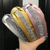 Haarspangen, Haarspangen, Mädchen-Accessoires, Kopfbedeckung, Clip-Stil, Strass-Haarband, Damen, einfarbig, breites Seiten-Stirnband, mittlerer Knoten, Turban