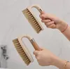 Wood Multifunctionele Borstels Schoen Keuken Kleding Dirt Verwijderen Toilet Badkamer Badschoenen Schoenen Scrub Borstel Tegel Vloer Tool RRD7673