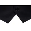 Черный костюм жилет жилет мужской бренд Slim Fit V-образным вырезом платье жилет мужской формальный бизнес свадьба смокинг Chaleco Hombre 6xL 210522