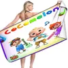 Cocomelon jj familie vrienden strand handdoek deken zachte snel droge lichtgewicht bad badhanddoeken groot150 x 75 cm youtube karakter mat sjaal zand proof gyq