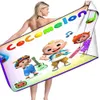 Cocomelon JJ Family Friends Beach Towel Blanket Soft Quick Dry Lightweight Bath Swim Towels Large150 x 75 CM Youtube Character Mat Shawl Sand Proof gyq