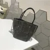 Luxury Women Rhinestone Bag Big Casual Tote Chian Shoulder Ladies Women's Fashion Female Handbag Silver Purse 542 Totes