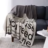 Одеяла Nordic Толстые хлопчатобумажные хлопчатобумажные ins одеяло мода диван кровать диван крышка офисный снабженный самолет для путешествий