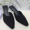 Sandals 2021 Autumn Winter Warm Plush Slippers Outside Shoes Slip-on Mules Casual For Lady High Heel