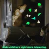 30PCS Glow in the Dark Stickers for Kids Room decoration Party Gift DIY Laptop Waterbottle Luggage Scrapbook Decals