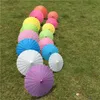60cm Çin Japonya Teminat Şemsiye Düğün Nedime Partisi İçin Şemsiye Partisi Favolar Yaz Güneş Gölgesi Çocuk Boyutu 10 PCS