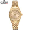 Montre-bracelets Chenxi Brand Top Top Luxury Ladies Gold Watch Femmes Golden Clock Female Robe Rhinestone Quartz Watchsproof Watches Femini8304697