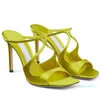 Eleganckie sandały ślubne buty sandały !! Mules Night Dressing luksusowe marki Summer High Heels Walking EU35-43
